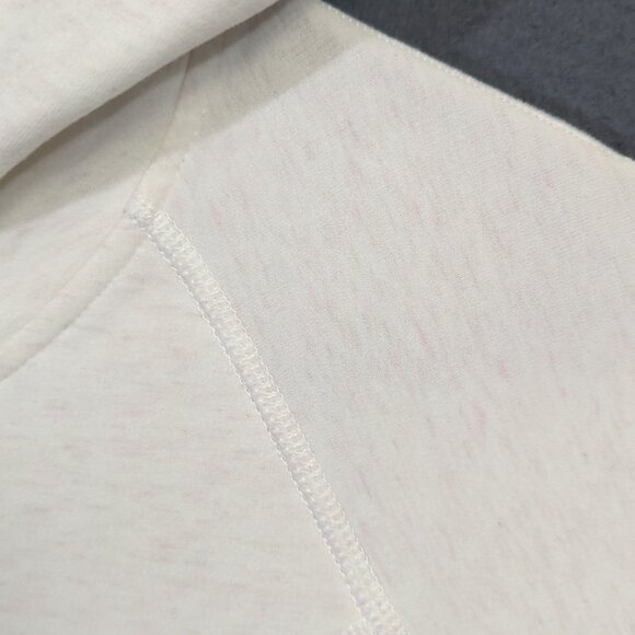 Lululemon Hoodie Women's 2 White Pink Heather Side Zips Athletic Athleisure - Picture 4 of 12